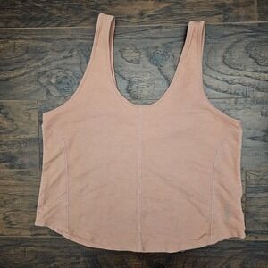 GYMSHARK Womens Medium Tank Top Light Pink Workout Gym Athletic Cotton‎